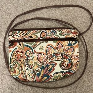 Danny K of Beverly Hills paisley print shoulder bag/purse